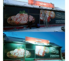 Novi Sad - Fasadna reklama - Temerinska ulica