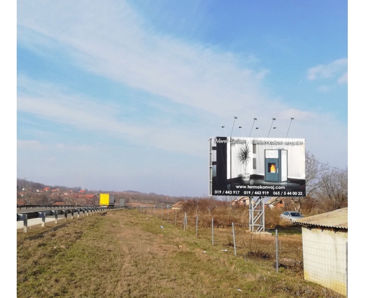 Auto put E75 - Mega Bilbord - Krnjevo (u blizini Velike Plane) - IĐ