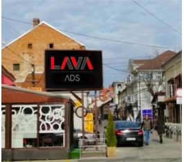 Kragujevac - LED Ekran - Najprometnija pešačka ulica - BK 1b