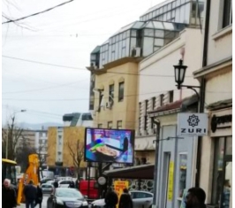 Kragujevac - LED Ekran - Najprometnija pešačka ulica - BK 1a