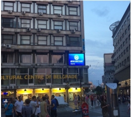 Beograd - LED Ekran - A Pešačka zona Knez Mihajlova LM