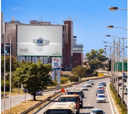 Beograd - Fasadna Reklama - BIP 1 N - Auto-put (lice ka NIS pumpi)