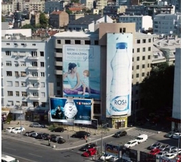 Beograd - Fasadna Reklama - Savski trg - Karađorđeva N