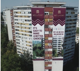 Beograd - Fasadna Reklama - Milutina Milankovića - Omladinskih brigada  N