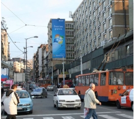 Beograd - Fasadna Reklama - Makenzijeva - Slavija N