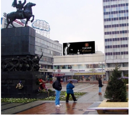 Niš - Fasadna Reklama - Trg Kralja Milana N