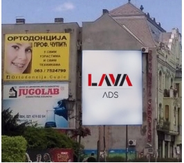 Novi Sad - Fasadna Reklama - Bulevar Kralja Aleksandra 14a M
