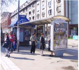 Novi Sad - Autobuska stajališta - Bulevar Oslobođenja hotel Novi Sad