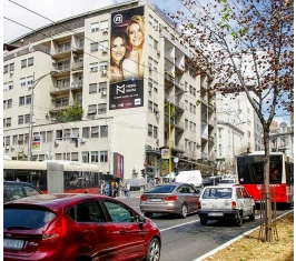 Beograd - Fasadna Reklama - Kneza Miloša AG