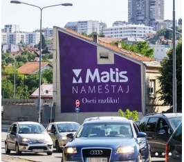 Beograd - Fasadna Reklama - Dušanovački most AG