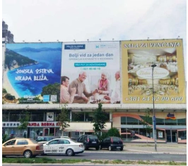 Novi Sad - Fasadna reklama - Bulevar oslobođenja Z