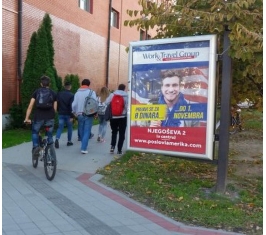 Novi Sad - CityLight - Studentski - menza VU