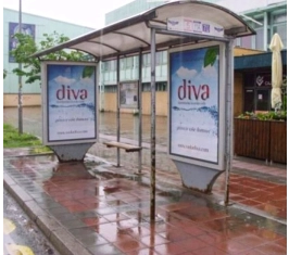 Novi Sad - Autobuska stajališta - Sajam, glavni ulaz