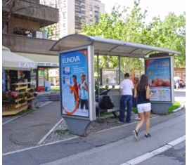 Novi Sad - Autobuska stajališta - Maksima Gorkog sa Bul. oslobođenja