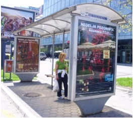 Novi Sad - Autobuska stajališta - Bulevar oslobođenja sa Ul. cara Lazara - MERKATOR