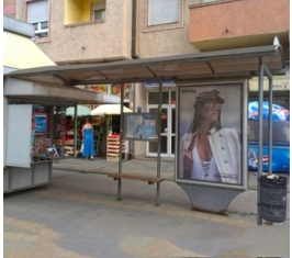 Novi Sad - Autobuska stajališta - Hadži Ruvimova, kod broja 48