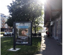 Novi Sad - CityLight - Ugao Doža Đerđa i Braće Ribnikar