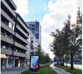Novi Sad - Fasadna reklama - Bulevar oslobodjenja 115b