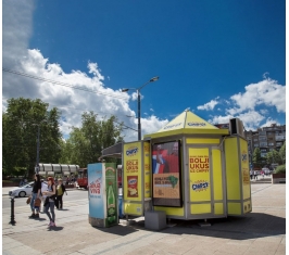 Beograd - LED Ekran - Ruzveltova (Vukov spomenik)