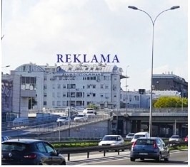 Beograd - Reklama na krovu - Kod Beogradske Arene