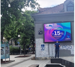 Lazarevac - LED Ekran - Pešačka zona R