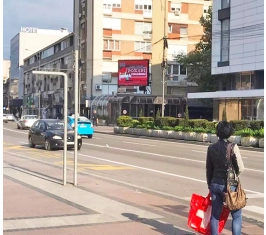 Niš - LED Ekran - Trg Kralja Milana - AA