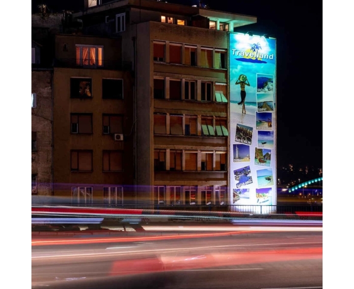 Beograd - Fasadna Reklama - Brankov Most  AG