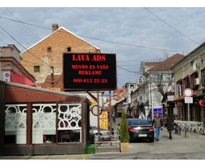 Kragujevac - Led Ekran - Najprometnija pešačka ulica - BK 1b