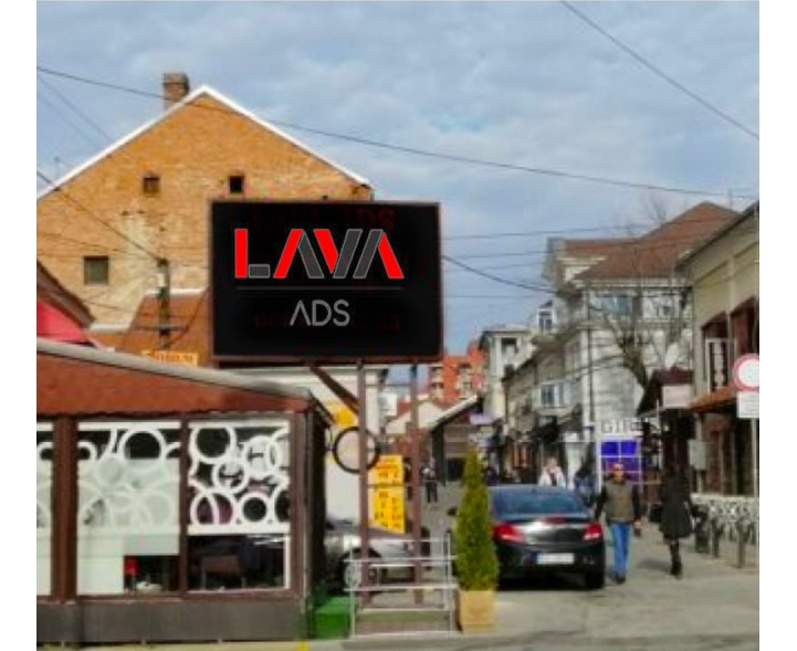 Kragujevac - LED Ekran - Najprometnija pešačka ulica - BK 1b
