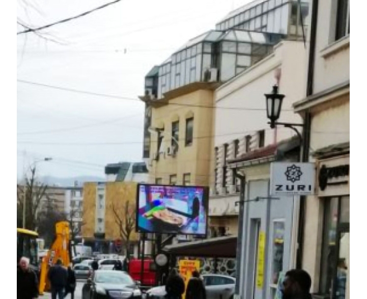 Kragujevac - LED Ekran - Najprometnija pešačka ulica - BK 1a