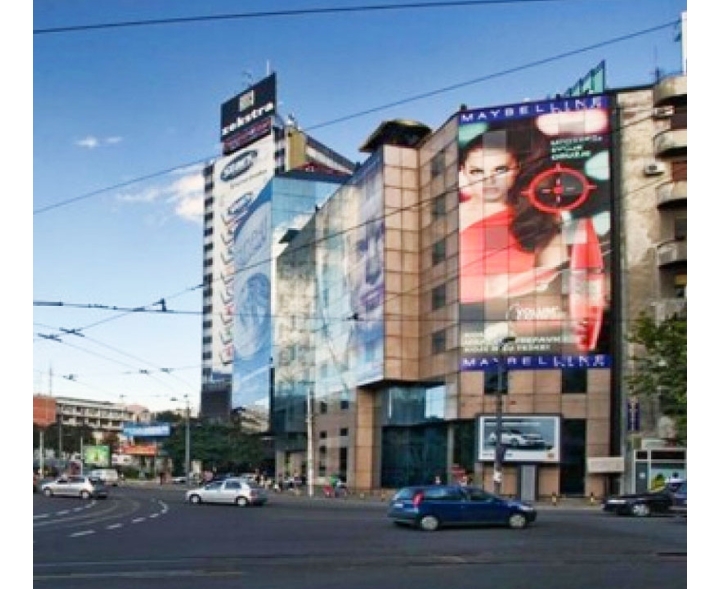 Beograd - Fasadna Reklama - Slavija LUX III N