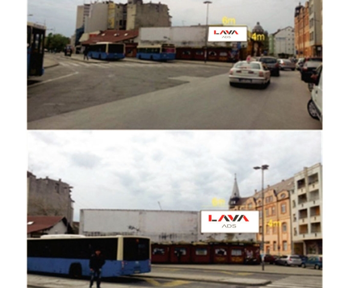 Novi Sad - Fasadna Reklama - CENTAR