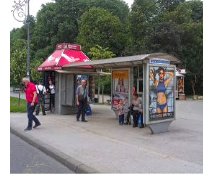 Novi Sad - Autobuska stajališta  -  Bulevar Mihajla Pupina, Dunavski park