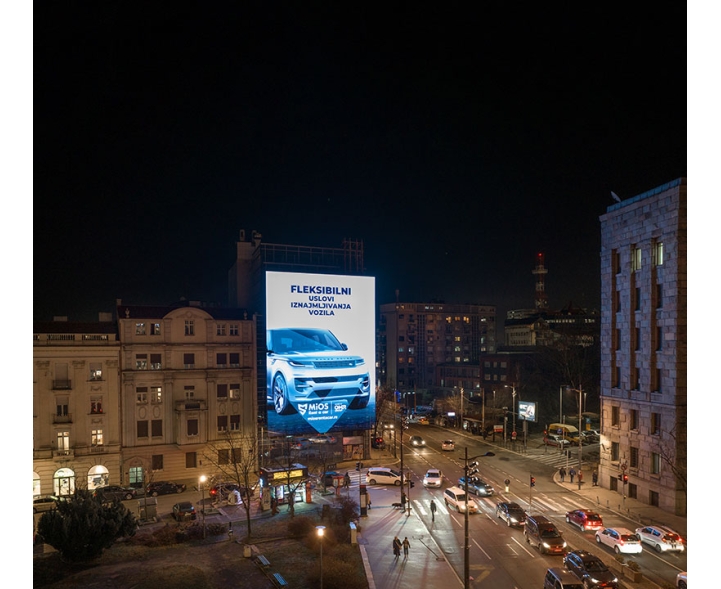 Beograd - Najveći LED Ekran u Srbiji