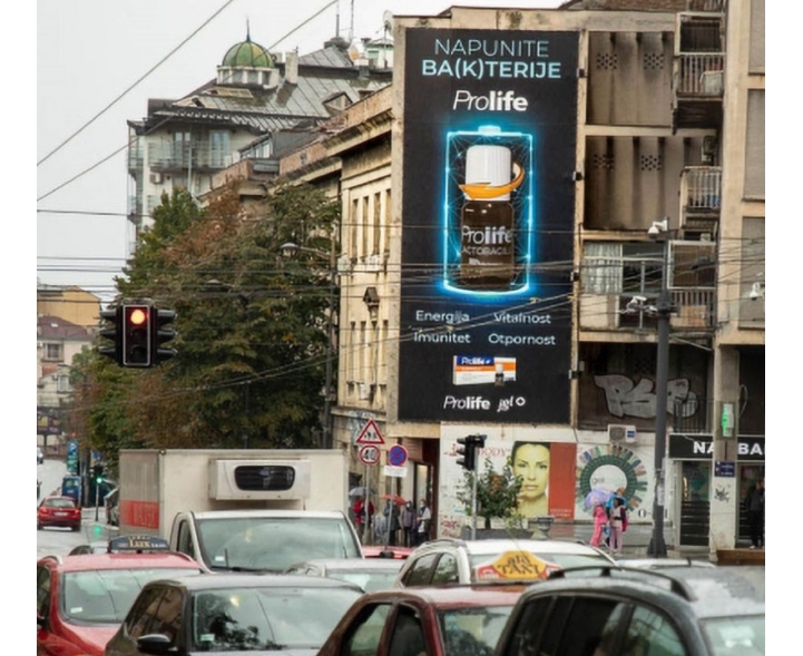Beograd - Fasadna reklama - Takovska AG