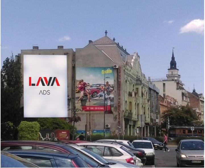 Novi Sad - Fasadna reklama - Bulevar Kralja Aleksandra 14b M