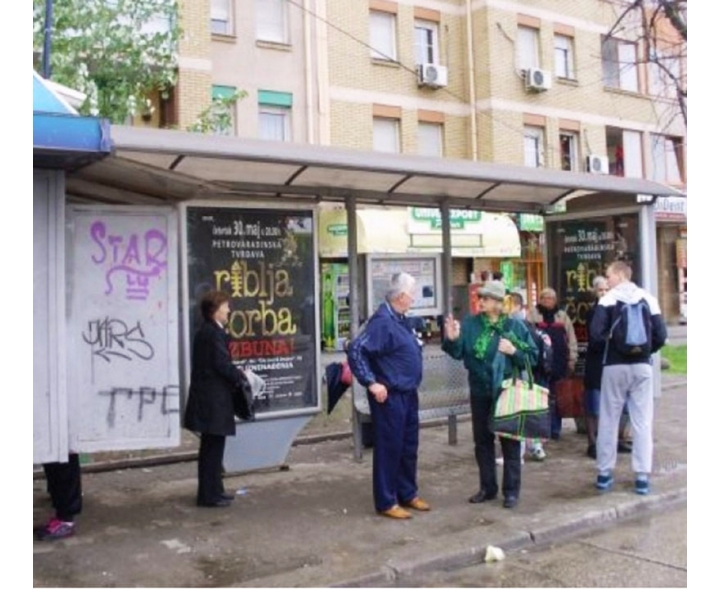 Novi Sad - Autobuska stajališta - Ugao Rumenačke i Kornelija Stankovća