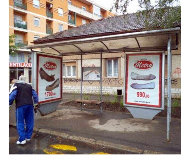 Novi Sad - Autobuska stajališta - Temerinska sa Koste Šokice